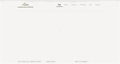 Desktop Screenshot of alleelandscapedesign.com